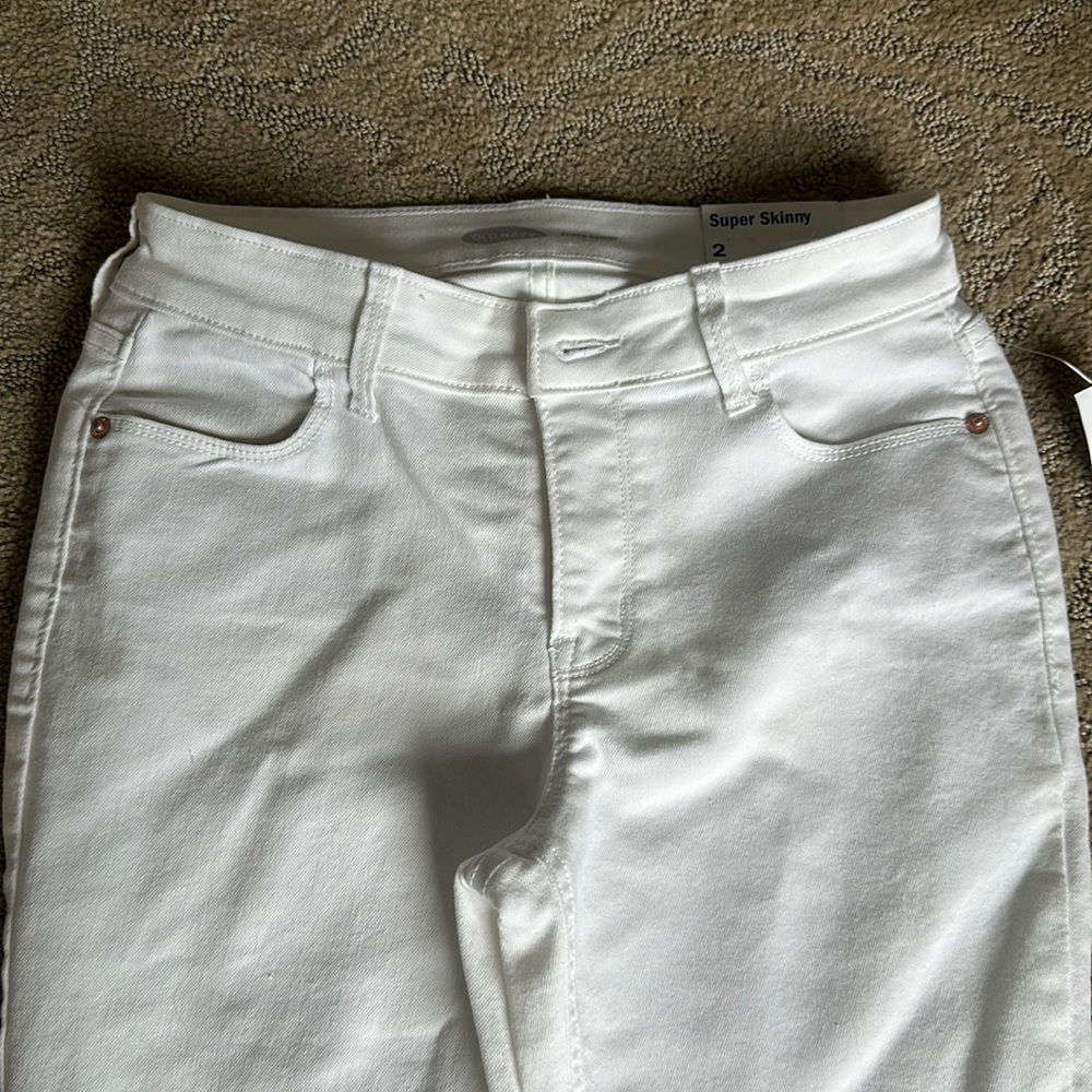 White jeans